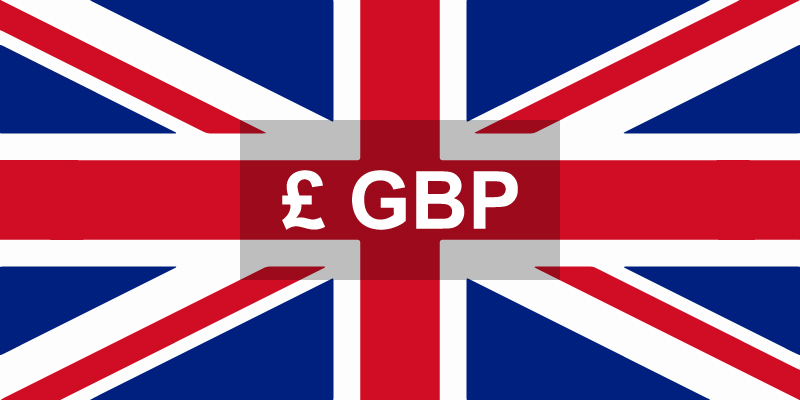 GBP Currency, UK flag