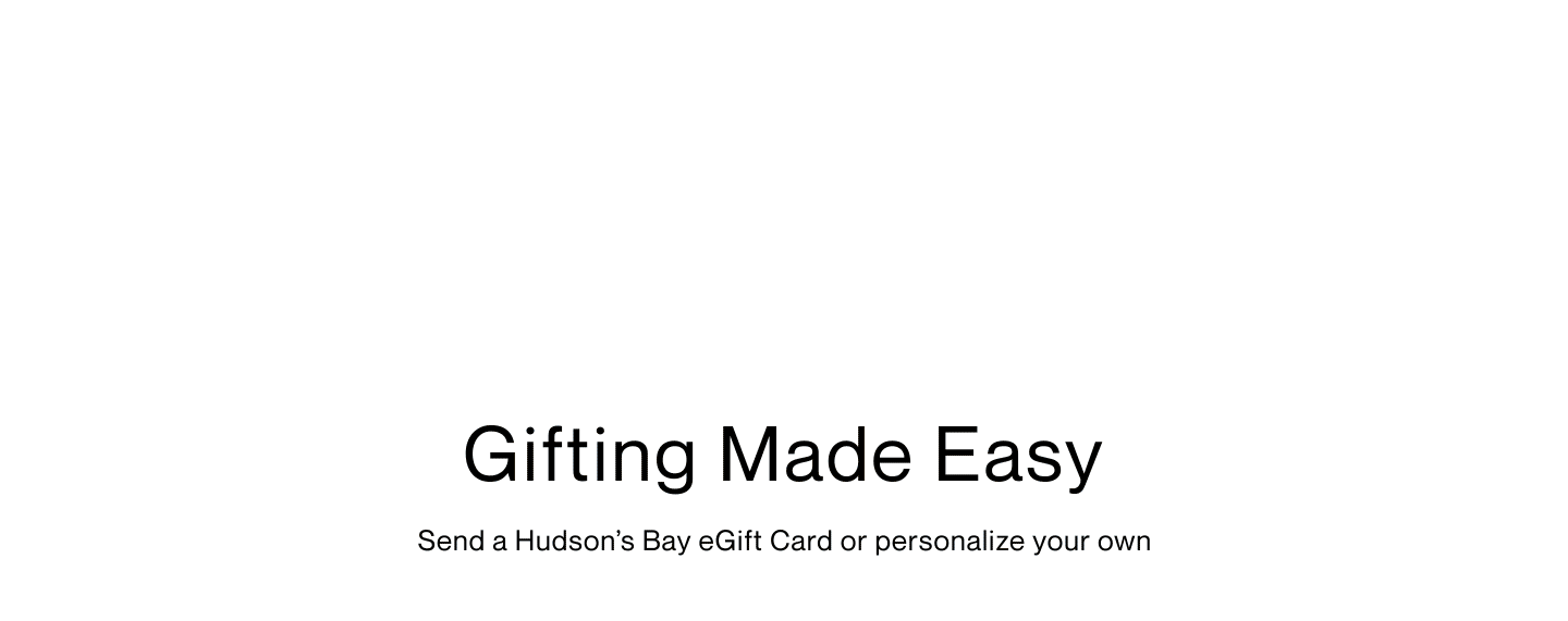 Hudson's Bay eGift Cards